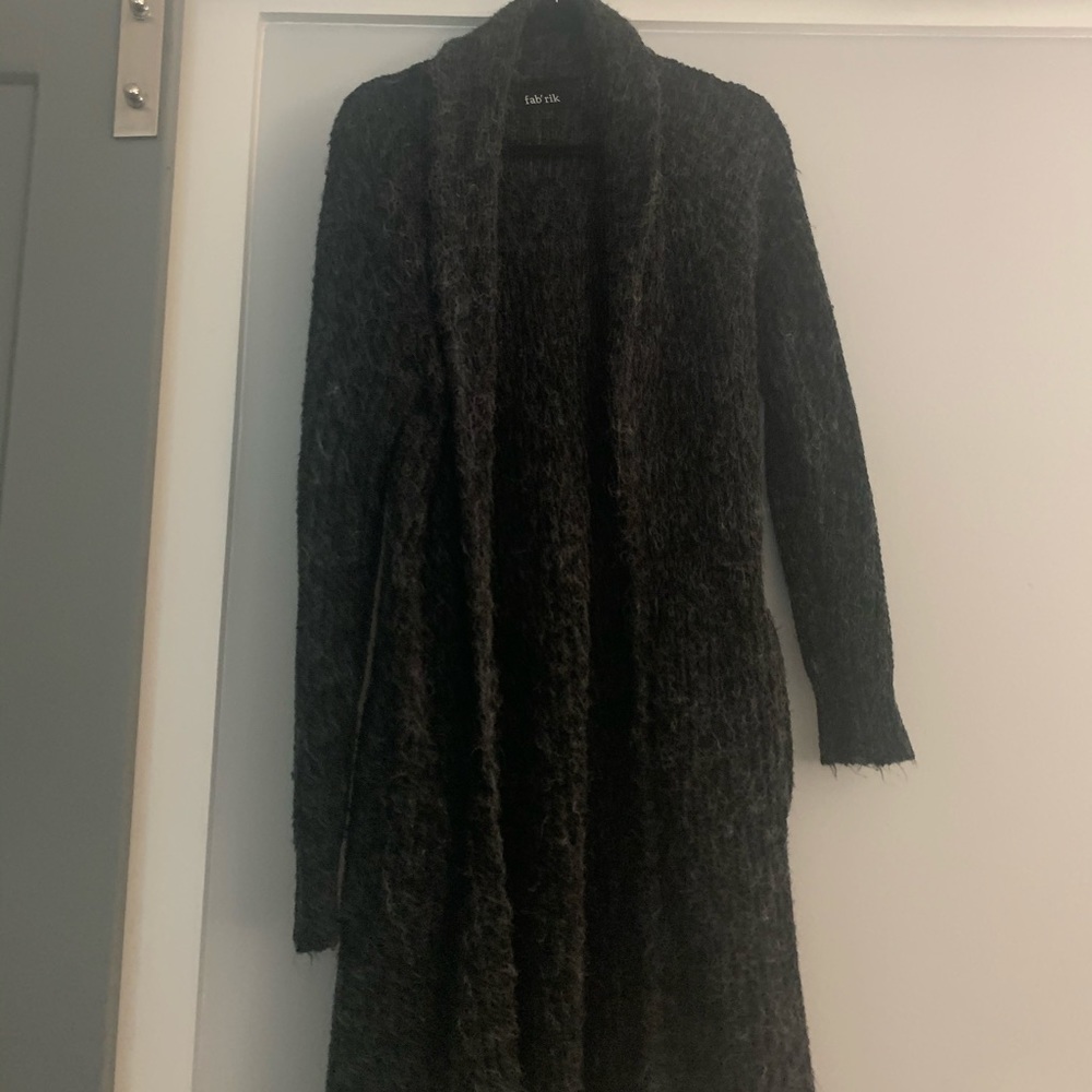 Fabrik open knit cardigan